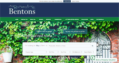 Desktop Screenshot of bentons.co.uk