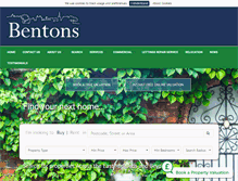 Tablet Screenshot of bentons.co.uk