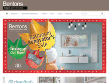 Tablet Screenshot of bentons.com.au
